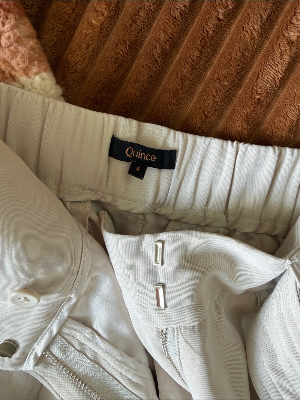 Quince women’s tan pants size 4